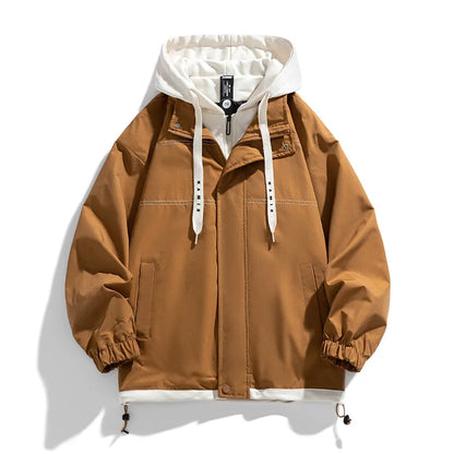 Sutton | Mens Fall Hooded Varsity Jacket